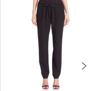 Lafayette 148 NY Barclay Ribbed-Waist Pants